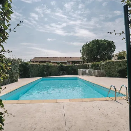 Parking Securise -climatise-piscine-terrasse-am Апартаменти Каркассонн