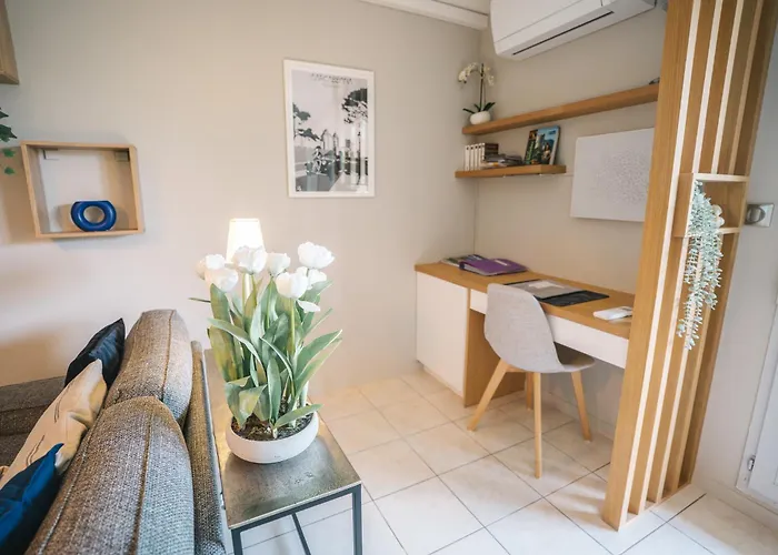 Parking Securise -climatise-piscine-terrasse-am Lejlighed