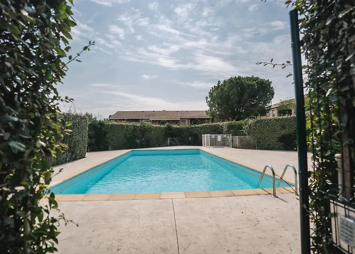 Parking Securise -climatise-piscine-terrasse-am Lejlighed Carcassonne
